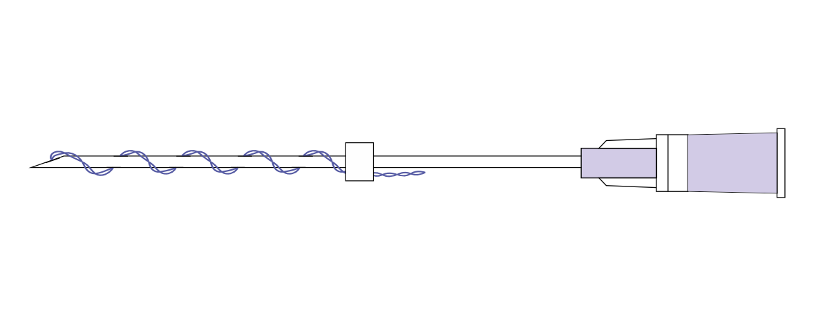 PDO DOUBLE SCREW  26G/50 мм 10шт/уп две моно нити скрученные в двойную в спираль /DG-lift