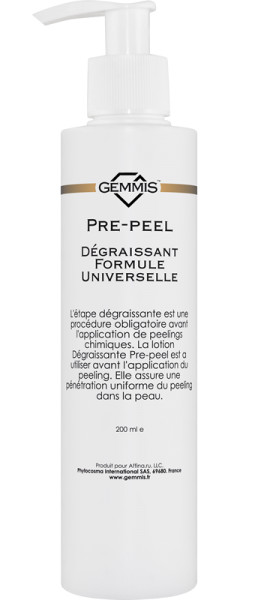 Пред-пил деграссант обезжиривающий 200мл /Pre-peel Dégraissant Formule Universelle /GEMMIS