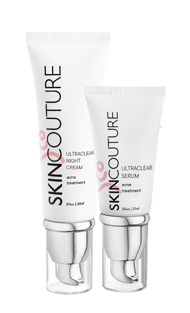 НАБОР №4 «УХОД ЗА ЖИРНОЙ И КОЖЕЙ С АКНЕ" ( ULTRACLEAR NIGHT CREAM+ ULTRACLEAR SERUM) /SKINCOUTURE