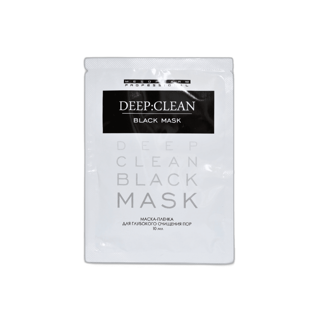 Маска-пленка для глубокого очищения пор 10мл /DEEP: CLEAN BLACK MASK /MESOPHARM