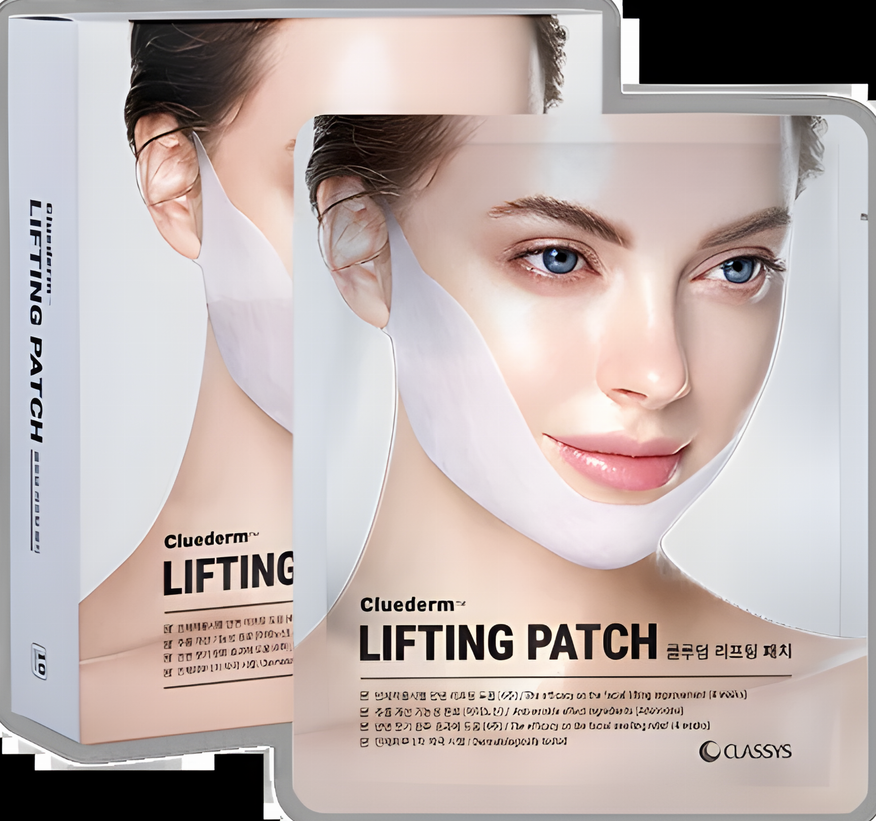 Маска-лифтинг «CLUEDERM» компрессионная для контура овала /Cluederm lifting patch 1уп*10шт/HISTOLAB*