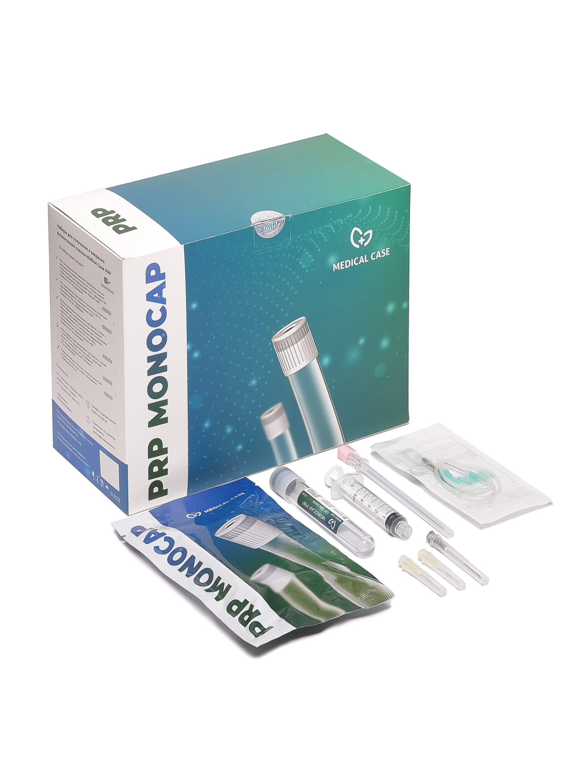 Набор PRP Monocap для получения и введения аутологичной плазмы  (саше 1шт)/Medical Case 