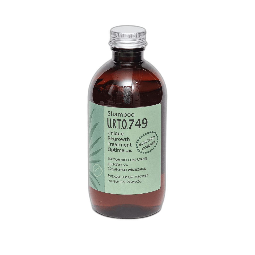 Шампунь для стимуляции роста волос Микроксидил 200мл /Shampoo U.R.T.O.749 /Optima*