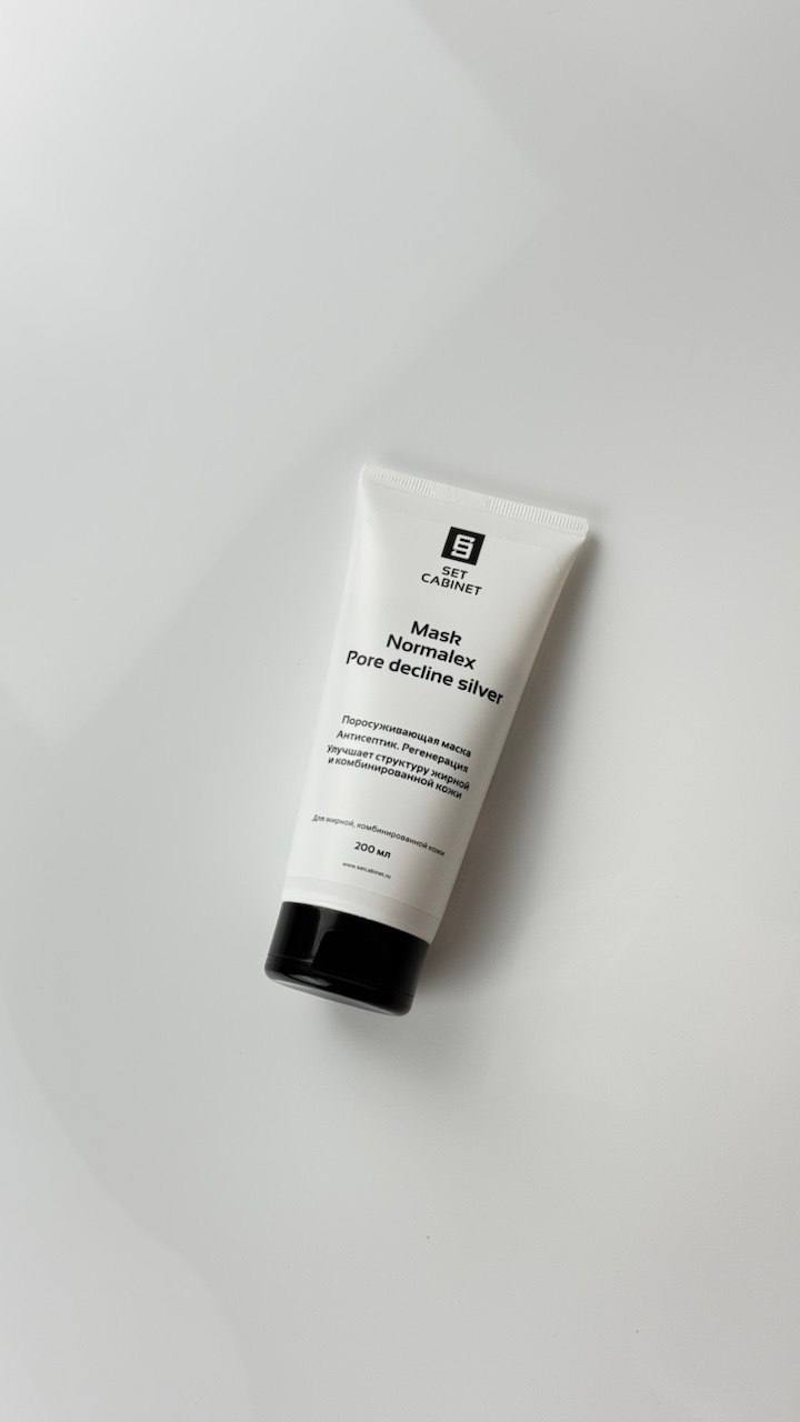 Маска поросуживающая Normalex с серебром 200мл /SetCabinet