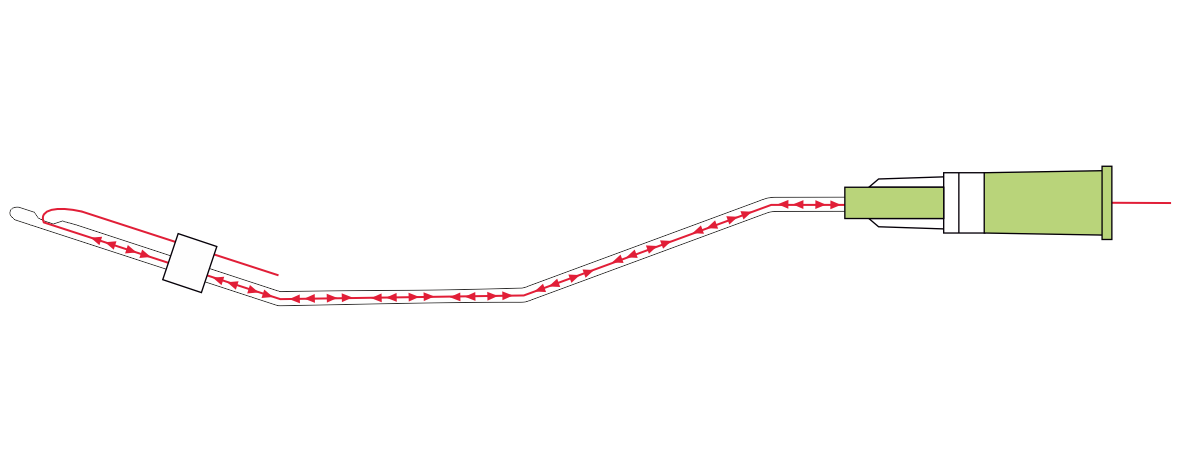 PLACL COG SC BP-type Foxy Flex MOLDING 18G/100mm 4шт/уп Лифтинговая нить коги Сополимер /DG-lift