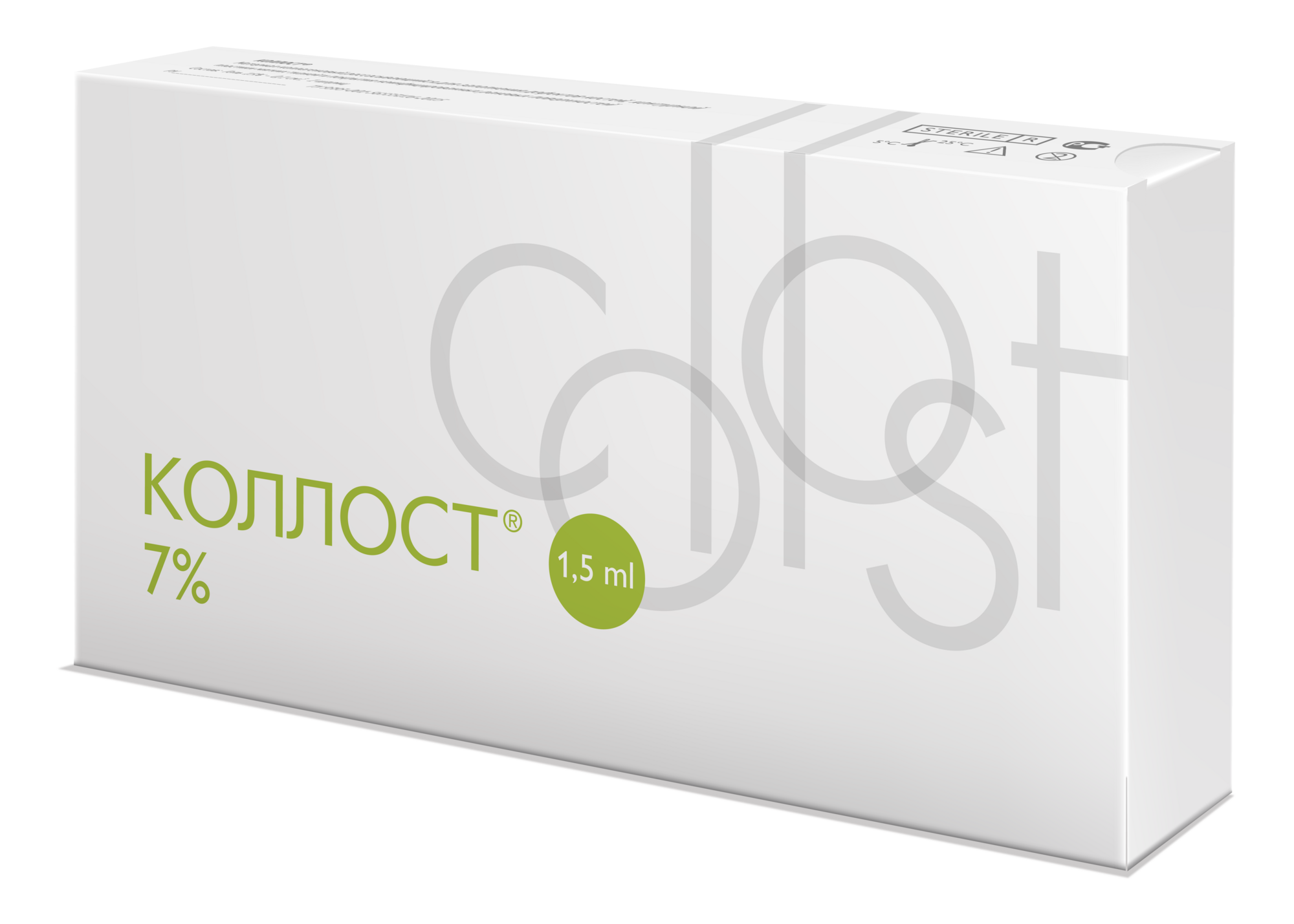 КОЛЛОСТ-гель 7% 1,5мл Материал коллагеновый рассасывающийся Collost