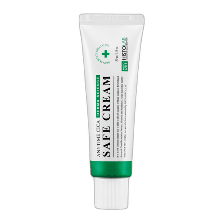 СНЯТО Крем успокаивающий, профилактика образования рубцов/ ANYTIME CICA SAFE CREAM 50гр /HISTOLAB*