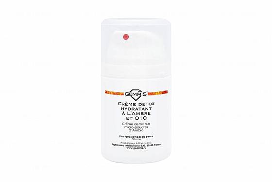 Крем-детокс Янтарный увлажняющий 50мл /Crème detox hydratant à l’Ambre et Q10 /GEMMIS