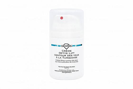 Крем-лифтинг Бирюзовый для век подтягивающий 50мл /Crème Optys Lift contour des yeux /GEMMIS
