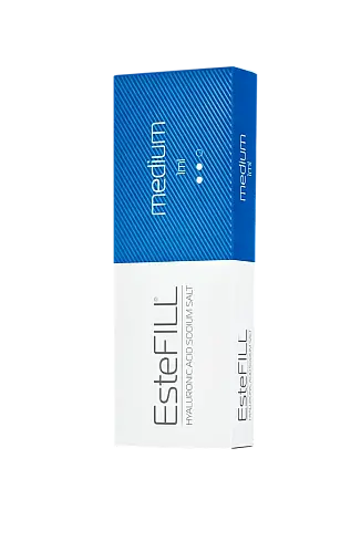 EsteFill Medium шпр.1.0 мл Имплантат гиалуроновый вязкоэластичный для иньекционной контурной пластик
