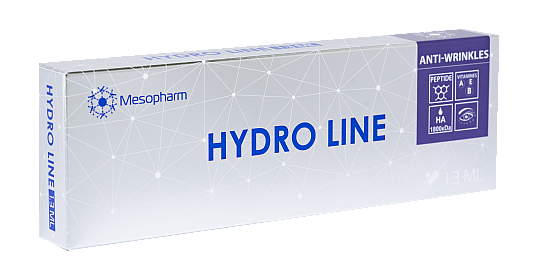 Hydro Line ANTI-WRINKLES шпр-1,3мл Пептидный комплекс омолаживающий /Mesopharm*