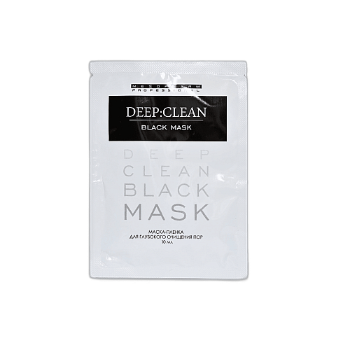 Маска-пленка для глубокого очищения пор 10мл /DEEP: CLEAN BLACK MASK /MESOPHARM
