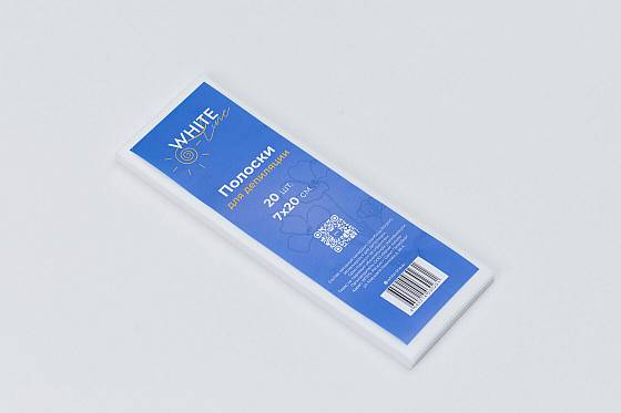 СНЯТО Полоска для депиляци ITALWAX 7*20 (20шт) /WhiteLine