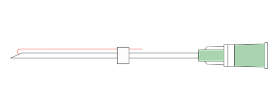PLLA MONO 29G/38мм 10шт/уп моно нити полимолочной кислоты на иглах-носителях 2D арм /DG-lift