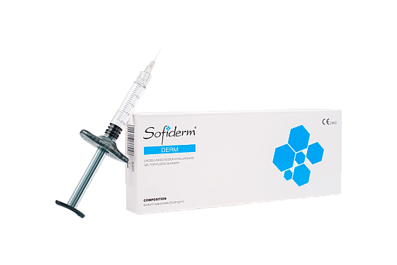 Sofiderm Derm шпр-1,0мл Филлер имплантат на основе гиалуроновой кислоты