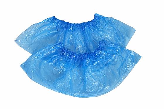 Бахилы гладкие 2,2гр 100шт Синие /Чистовье