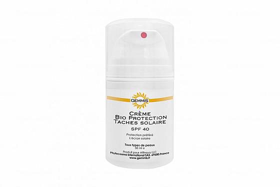 Био защита от солнечной пигментации регуляция синтеза меланина SPF 40 50мл /Sun Screen SPF40 /GEMMIS
