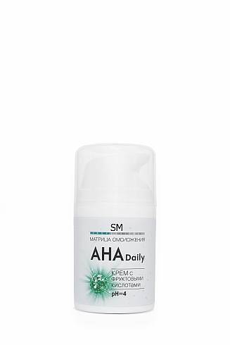 Крем «AHA Daily» с фруктовыми кислотами рН-4/50мл /Stella Marina*