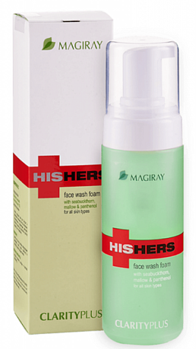 Пена "Клэрити+" для очистки кожи лица для всех типов кожи 150мл /Magiray*
