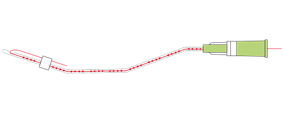 PLACL COG SC BP-type Foxy Flex MOLDING 18G/100mm 4шт/уп Лифтинговая нить коги Сополимер /DG-lift