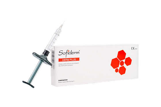 Sofiderm Derm plus шпр-1,0мл Филлер средней плотности на основе гиалуроновой кислоты