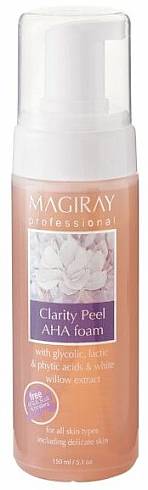 Пена обновляющая очищающая с АНА 10% для всех видов кожи, кроме чувствительной 150мл /Magiray*