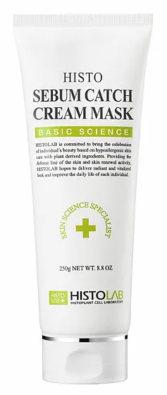 Крем-маска очищающая, отшелушивающая, успокаивающая /Histo Sebum Catch Cream Mask 250мл /HISTOLAB*