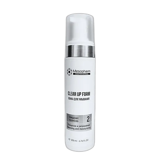 Пенка для умывания очищающая 200мл /CLEAR UP FOAM /MESOPHARM