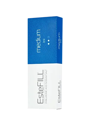 EsteFill Medium шпр.1.0 мл Имплантат гиалуроновый вязкоэластичный для инъекционной контурной пластик