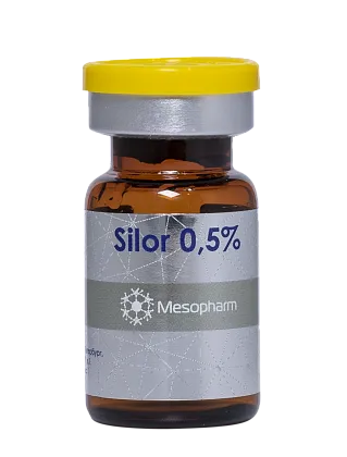 SILOR 0,5% (КРЕМНИЙ 0,5%) фл-5мл Концентрат для укрепление дермального матрикса /Mesopharm*