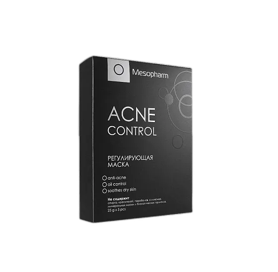 Маска регулирующая от акне и высыпаний уп-5шт /ACNE CONTROL /MESOPHARM*
