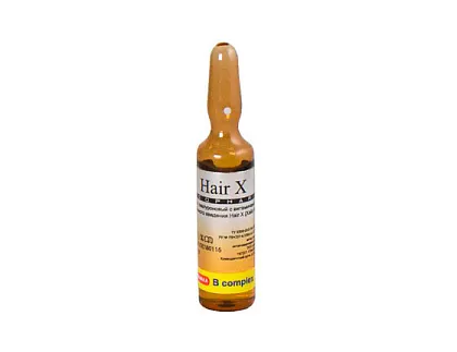 HAIR X B COMPLEX (ХЭЙР ИКС КОМПЛЕКС витаминов группы В) амп-5мл От выпадения волос /Mesopharm*