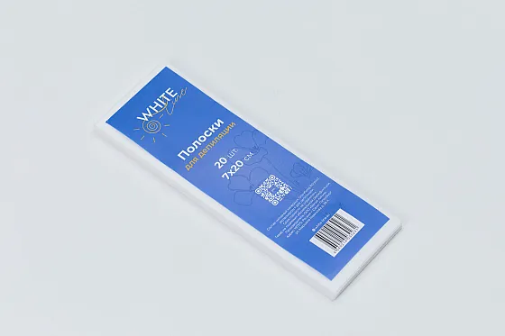СНЯТО Полоска для депиляци ITALWAX 7*20 (20шт) /WhiteLine