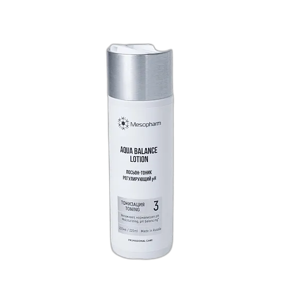 Лосьон-тоник регулирующий PH 220мл /AQUA:BALANCE LOTION /MESOPHARM