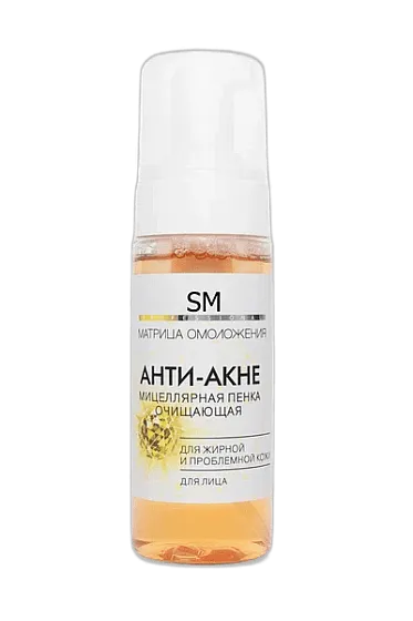 Пенка мицеллярная "Анти-Акне" для жирной и проблемной кожи 150мл /Stella Marina*