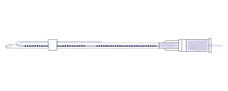 PDO COG SC-Type BLUE ROSE 18G-100мм, (L- канюля) 4шт/уп нить коги из полидиоксанона /DG-lift