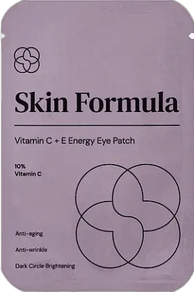 Патчи против темных кругов, морщин дряблости кожи 2 шт VITAMIN C+E Energy EYE PATCH /SF